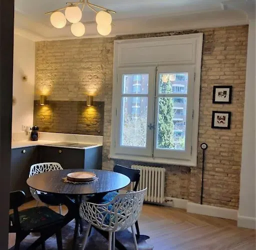 アパート Estiloso Estudio En Gran Via, Vistas Al Huerva *